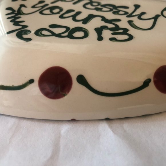 Expressly Yours retired vintage collectible 6” handpainted Snowman dish - Picture 4 of 4